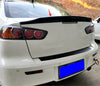 Mitsubishi Lancer Evolution 2008-2017 Glossy Black Rear Spoiler Wing