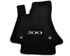 Chrysler 300C 2011 - Black Tailored Carpets with 300 Emblem Set Floor Mats