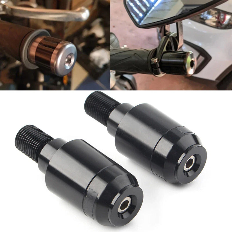 Yamaha XSR900 Black CNC Handlebar Grips & Plug Ends (2016-2023)