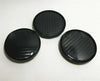 Auto Car 4 x Black Carbon Fiber Look Wheel Hub Center Caps Covers 60MM