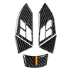 BMW 5 Series 5 Pcs Carbon Fiber Steering Wheel Cover Trim (2003-2010)