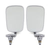Volkswagen 411 / 412 / Beetle / Brasilia 1968-1982 x2 Door Mirrors Chrome