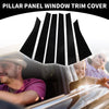 Chevrolet Impala 6 x Car Pillar Window Trim Covers (2006 - 2013)
