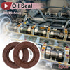 Oil Seal 20x35x5mm Brown FKM Rubber Rotary Shaft Seal 2 x