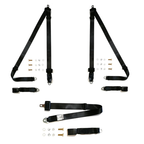 Toyota Landcruiser BJ45 5 Door Station Wagon Rear Seat Belt Kit (1975-1985)