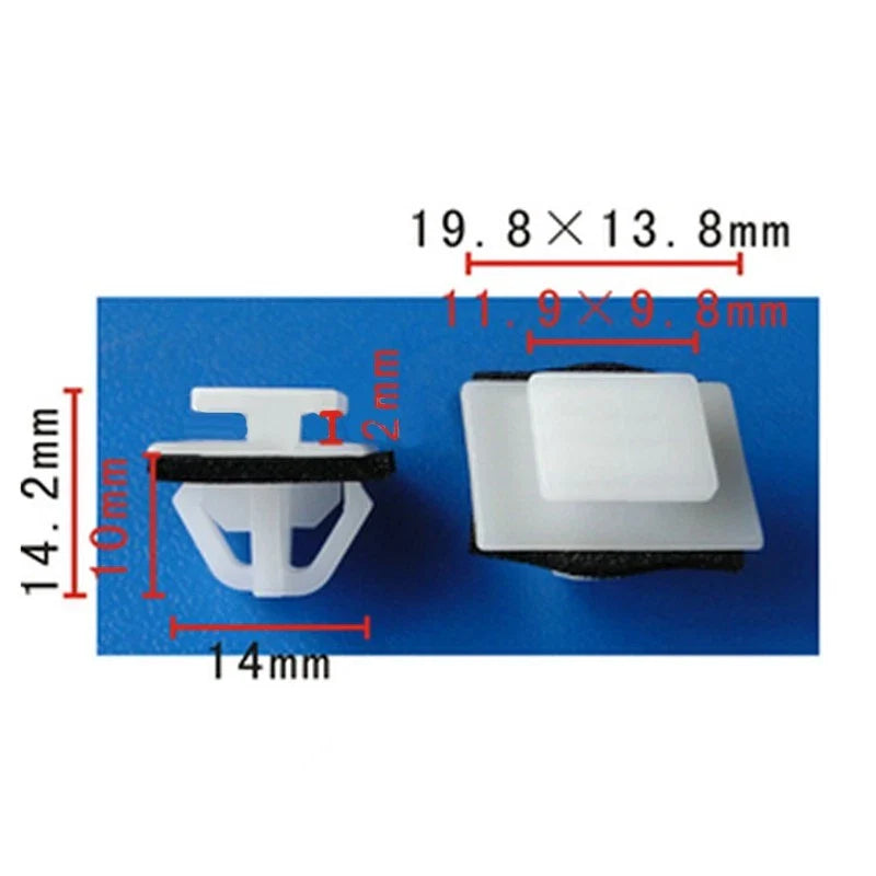 Rivet Clips 50pcs Nylon Moulding Panel Retainer With Sealer