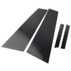 MERCEDES CLS C219 6 x Black Door Window Trim Covers (2006-2011)