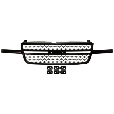 Grille Assembly Black For 2003-2007 Chevrolet Silverado