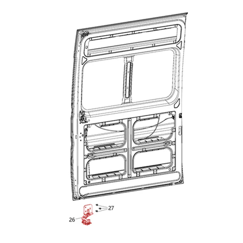 Ram ProMaster 1500 2500 3500 Lower Sliding Door Roller (2014-2023)