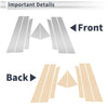 Mazda CX-7 (2013-2014) Silver Tone 8 Pcs Door Pillar Window Trim