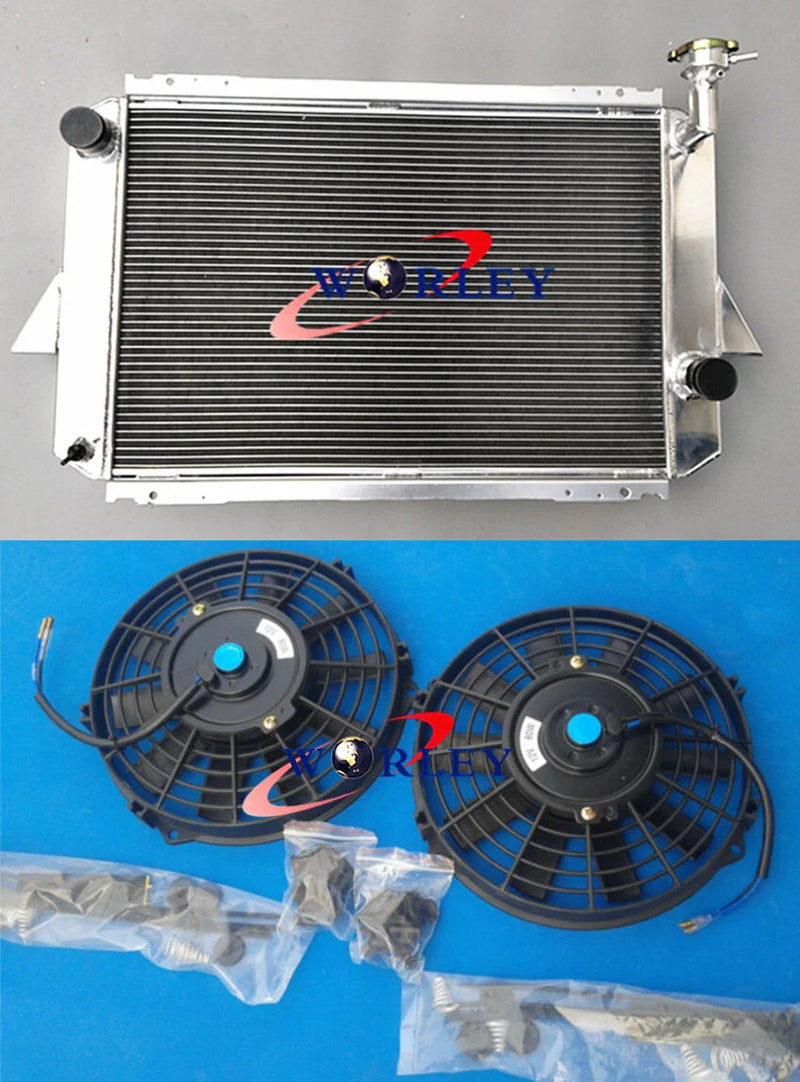 Nissan Patrol MQ P40 4.0L 1980-1987 52mm Radiator + Fan