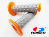 Yamaha WR426 Orange Grey Diamond Top Handlebar Grip Set (2000-2002)