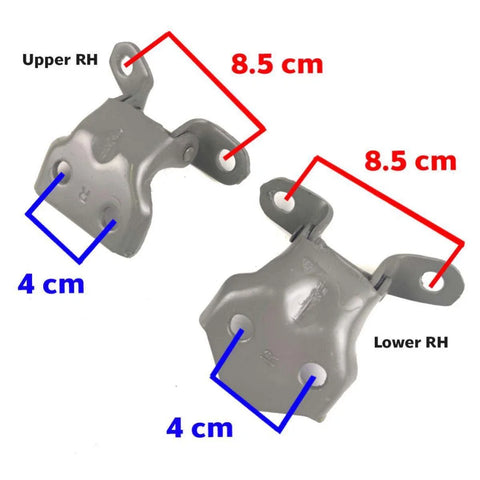 Door Hinge Upper Lower RH Set 2 Fits Toyota Hilux RN30 RN40 Pickup 1979-83 D08