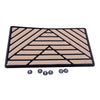 Universal Sk Car PC Floor Carpet Mat Patch Foot Heel Plate Pedal Pad (N/A)