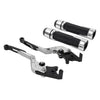 Speed Twin Silver Extendable Brake Clutch Levers Grip Set (2019-2023)