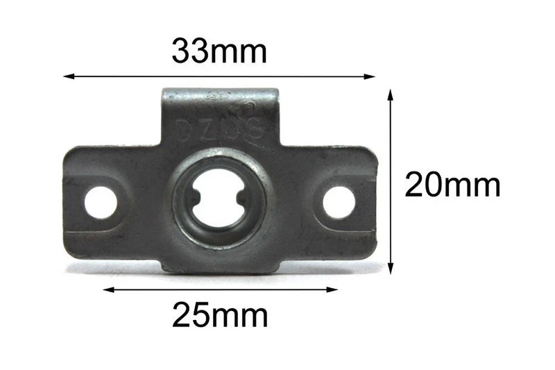 Motorcycle Fairing 4x Dzus Fasteners Black D Anello Quarter Turn