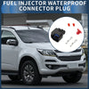 Chevrolet Black 2 Pin Fuel Injector Waterproof Connector Plug