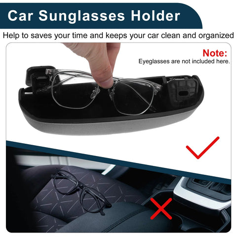 Ford Everest Eyeglasses Holder Storage Box Black Sunglasses Case (2015-2021)