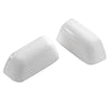 Ford F250 F550 Superduty White Wing Side Towing Top Mirror Cover Caps (2017-2024)
