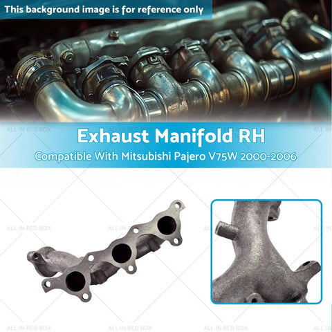 Mitsubishi Pajero V75W 3.5 Long Wagon Exhaust Manifold RH (2000-2006)