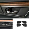 Honda CR-V 2017-2021 4pcs Carbon Fiber Door Dish Covers