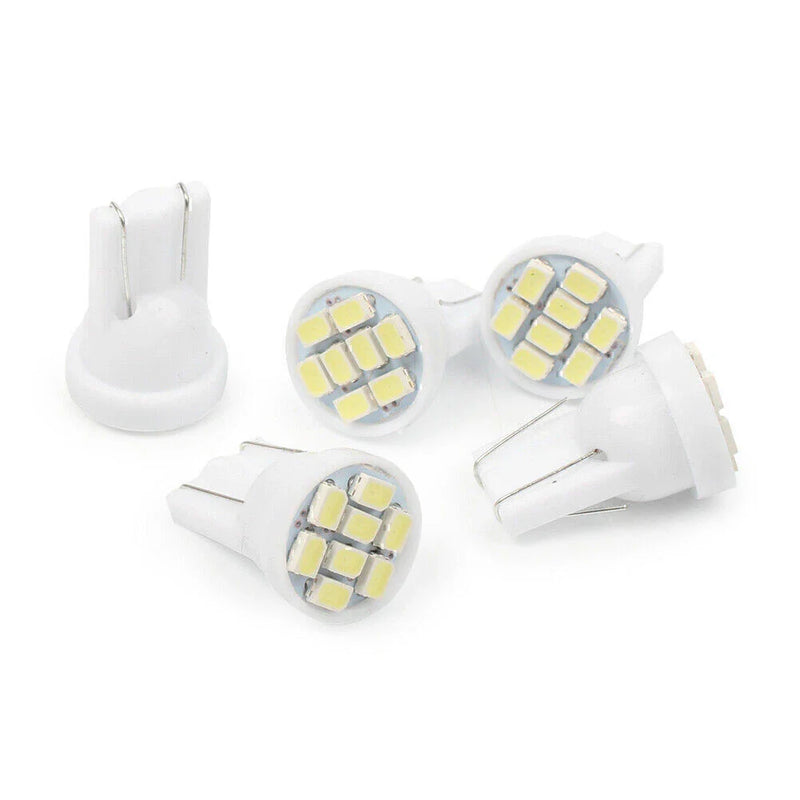 50 x T10 8SMD LED Interior Light Bulbs Super White