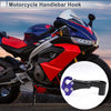 Motorcycle Hanging Hook Screw Blue Black Flat Handle with Hook