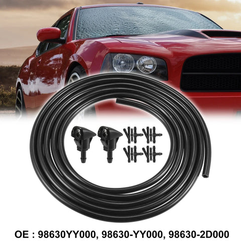 Hyundai Kia Windshield Washer Nozzles & 2.5m Hose