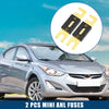 Car, Motorcycle, Boat - Gold Tone, Black Mini ANL 500A Fuses