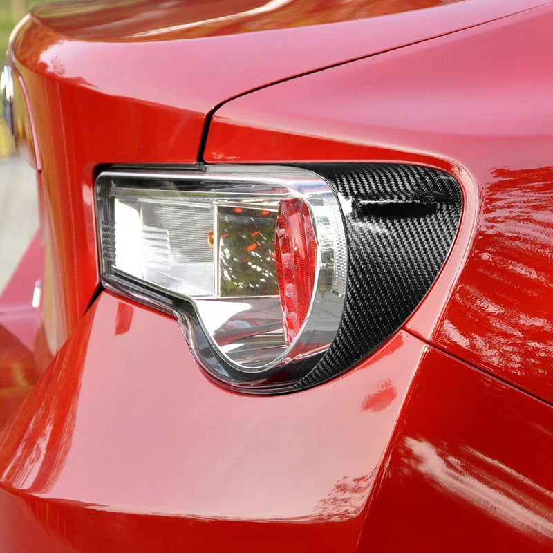 Scion FRS, Subaru BRZ 4 x Carbon Fiber Headlight Eyelid Covers (2013-2020)
