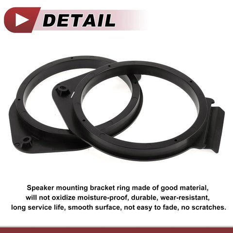 Chevrolet Colorado (2015-2020) - 2 Set 6.5" Speaker Spacer Ring Adaptor