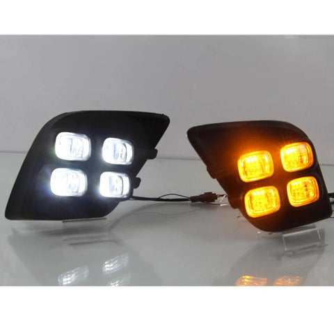 Toyota Hilux Daytime Running Lights Driving Fog Lamps (2015–2017)