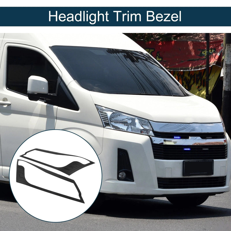 Toyota Hiace Commuter 1 Pair Car Front Headlight Trim Bezel (2019-2020)