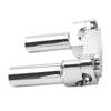 Harley Fat Boy, Low Rider, Softail Chrome 4" Risers 1" Handlebar Clamp