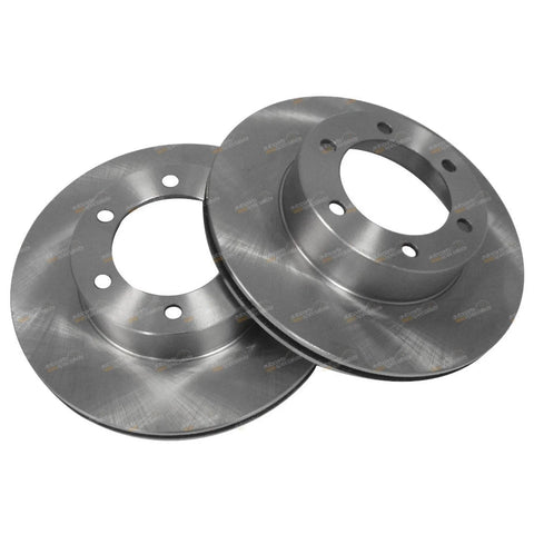 Toyota Prado Front Disc Brake Rotors + Pad Set (2002–2009)