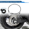 Make Model 90cm Brake Clutch Oil Hose Line Nylon Wire Braid PU