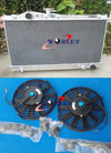 Toyota Celica ST165 / ST162 GT-4 1986-1992 Aluminum Radiator & Fans