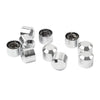 Harley Twin Cam Dyna Softail Chrome 10 x Engine Cover Bolts Screw Caps CNC