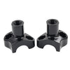 Harley Dyna Sportster Softail 2" Straight Handlebar Risers Black (2000-2023)