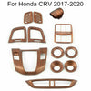 Honda CRV CR-V 18x Peach Wood Grain Car Interior Cover Trim (2017–2022)