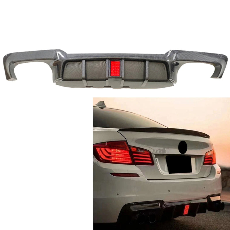 BMW F10 F11 F18 M Sport Rear Bumper Diffuser Lip (2010-2018)