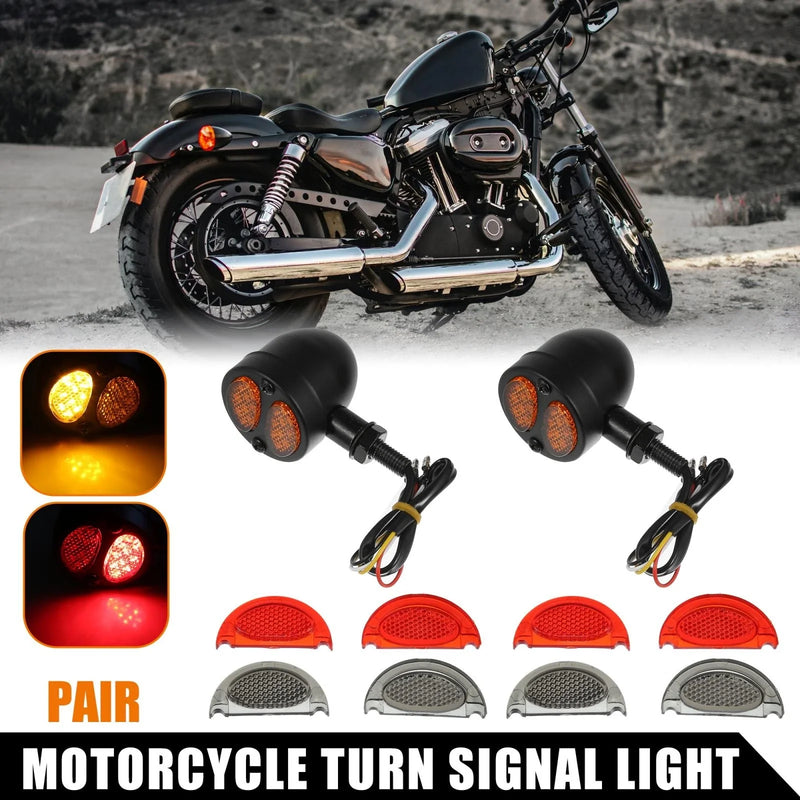 Harley-Davidson Pair Turn Signal Light 4 Wire LED Universal