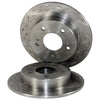 200SX S14 S15 Silvia Rear Drilled + Slotted Disc Rotors (1993-2002)