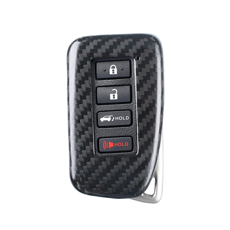 LEXUS Carbon Fiber Black Smart Key Fob Shell Cover (2014-2017)