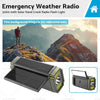 All Models 5000mAh Solar Hand Crank Emergency Radio Power Bank Flash Light