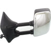 Towing Mirror Chrome Pair Power For 04-15 Nissan Titan LE