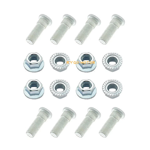 Polaris Ranger 425 500 700 EV 8 x Front Wheel Studs & Nut