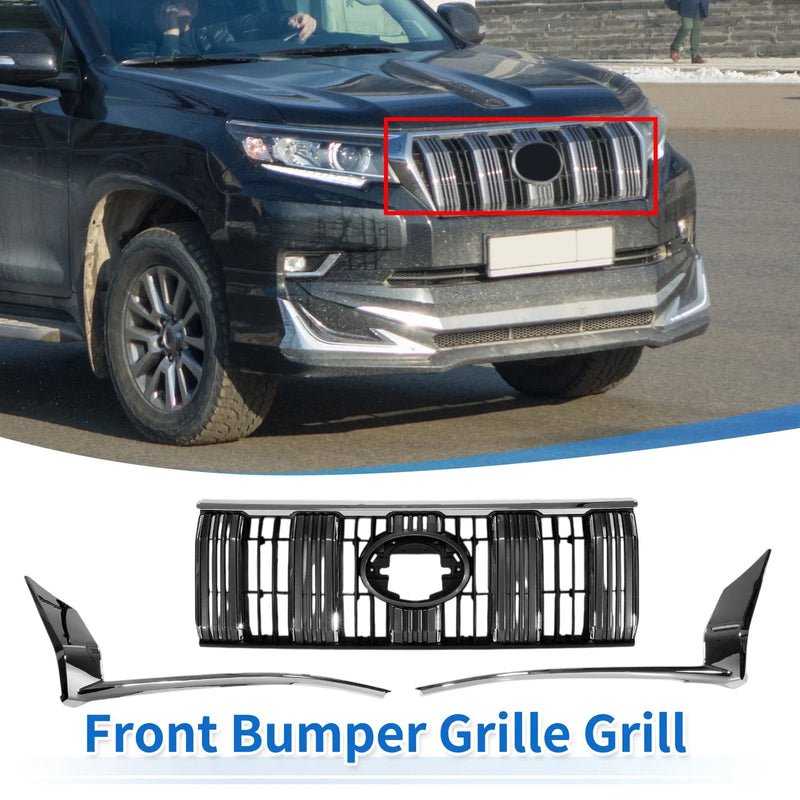 Toyota Land Cruiser Prado 150 Front Upper Bumper Grille (2017–2020)