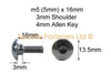 Suzuki GSX-R 750 2 x Perno Clip Parabrisas Carenado (1996–2000)