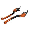 BMW F800GS / Adventure, F800R Orange Extendable Brake Clutch Levers (2008-2018)